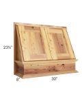 Rustic Shaker 30" Range Hood Front