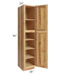 Rustic Shaker 18x90 Utility Cabinet