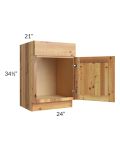 Rustic Shaker 24" Vanity Sink Base Cabinet