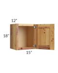 Rustic Shaker 15x18 Wall Cabinet