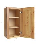 Rustic Shaker 15x30 Wall Cabinet