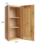 Rustic Shaker 15x36 Wall Cabinet