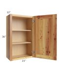 Rustic Shaker 21 x36 Wall Cabinet
