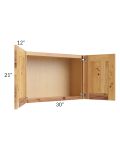 Rustic Shaker 30x21 Wall Cabinet