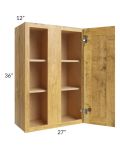 Rustic Shaker 27x36 Blind Corner Wall Cabinet