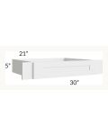 Midtown White Shaker 30" Vanity Knee Drawer (Trimmable to 24")