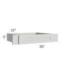 Midtown Light Grey Shaker 30" Vanity Knee Drawer (Trimmable to 24")