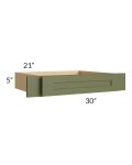 Midtown Hunter Green Shaker 30" Vanity Knee Drawer (Trimmable to 24")