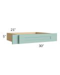 Midtown Mint Green Shaker 30" Vanity Knee Drawer (Trimmable to 24")