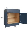 Madison Navy Shaker 30" Base Cabinet