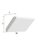 Harbor White 96" Large Angle Crown Molding