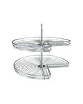 Lazy Susan Wire-Frame Metal Basket