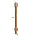 Artisan Walnut Shaker Decorative Leg 1