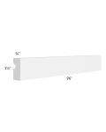 Milan White Gloss Light Rail Molding