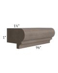 Natural Grey Shaker 96" Light Rail Molding