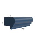 Portland Navy Blue 96" Light Rail Molding