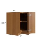 Portland Walnut 33" Lazy Susan Base Cabinet