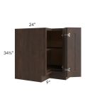Tuscan Kona Brown 33" Lazy Susan Base Cabinet
