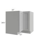 Midtown Painted Grey Shaker 36" Lazy Susan Base Cabinet