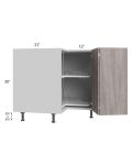 Milan Hazel 36" Lazy Susan Base Cabinet