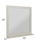 Stratton Light Grey Shaker 30x30 Mirror