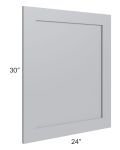 Asheville Grey Shaker Base Decorative End Panel