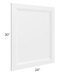 Bayville White Base Decorative End Panel