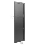 Onyx Black Shaker 84" Tall Decorative End Panel