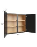 Onyx Black Shaker 42x36 Wall Cabinet