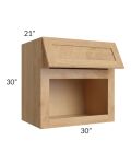Midtown Timber Shaker 30x30x21 Microwave Wall Cabinet