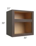 Vienna Kona Brown 30x30x21 Microwave Wall Cabinet