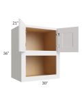 Tuscan Cloud 30x36x21 Microwave Wall Cabinet