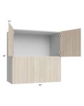 Milan Natural 30x42x21 Microwave Wall Cabinet