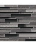Metro Gris Blend Interlocking 8mm Mosaic Tile