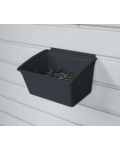 Utility Plastic Bin Slatwall Accessory