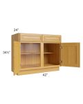 Glazed Praline 42" Base Cabinet