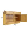 Glazed Praline 48" Base Cabinet
