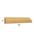 Glazed Praline 8' Rope Molding