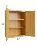 Glazed Praline 27x36 Wall Cabinet