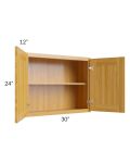 Glazed Praline 30x24 Wall Cabinet