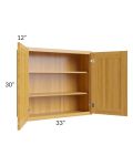 Glazed Praline 33x30 Wall Cabinet