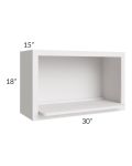 Tuscan Cloud 30x18 Microwave Wall Cabinet