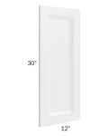 Bayville White 30" Wall Decorative End Panel