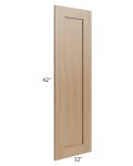 Asheville Rift Oak Shaker 42" Wall Decorative End Panel