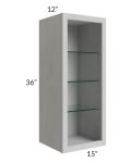 15x36 Wall Cabinet (No Door) To Be Used With A Glass Door