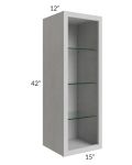 15x42 Wall Cabinet (No Door) To Be Used With A Glass Door