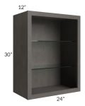 24x30 Wall Cabinet (No Doors) To Be Used With Glass Doors
