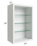 24x36 Wall Cabinet (No Doors) To Be Used With Glass Doors