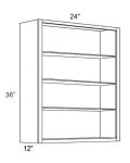 24x36 Wall Cabinet (No Doors) To Be Used With Glass Doors