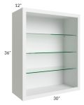 30x36 Wall Cabinet (No Doors) To Be Used With Glass Doors